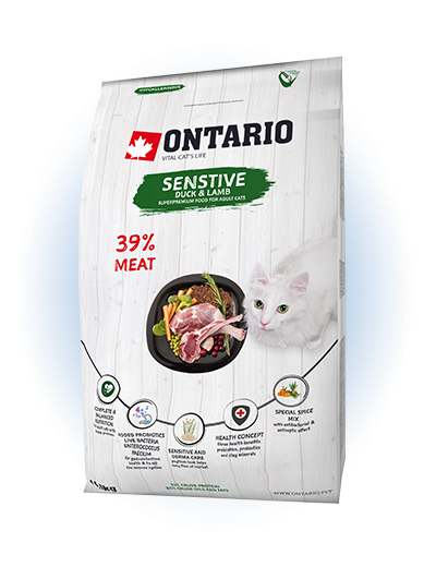 Ontario Cat Sensitive/Derma 2 kg Ontario Cat Sensitive/Derma 2 kg