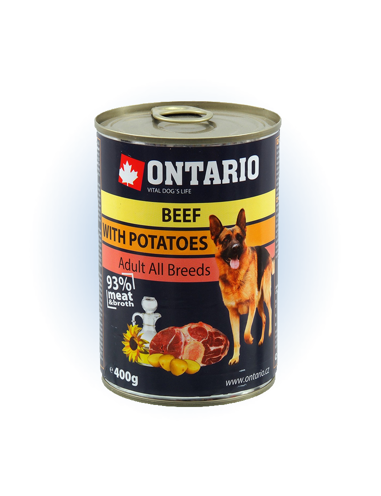 Konzerva Ontario Beef, Potatoes, Sunflower Oil 400g Konzerva Ontario Beef, Potatoes, Sunflower Oil 400g