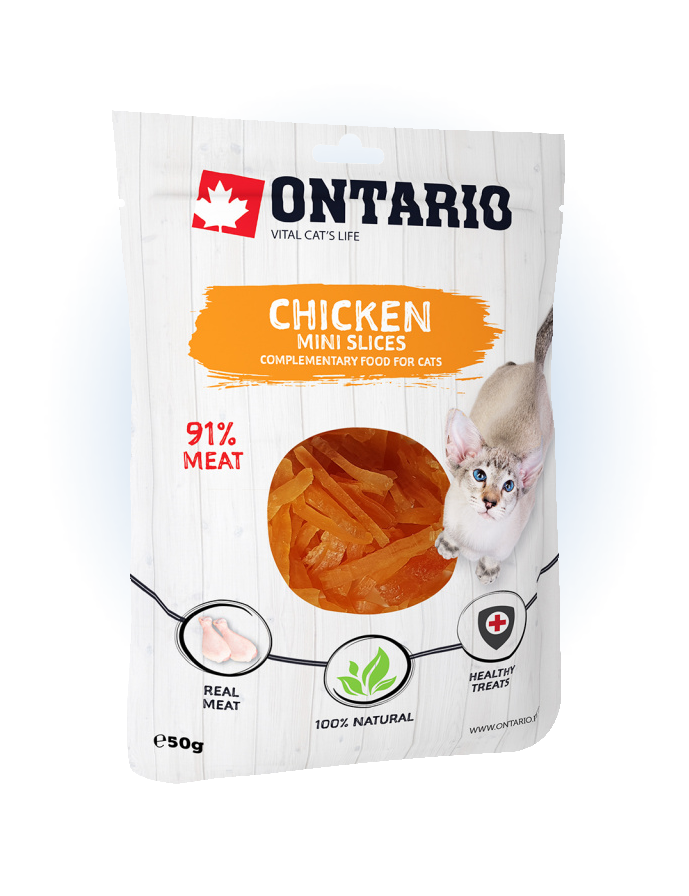 Pochoutka Ontario kuřecí mini kousky 50g 50g title=