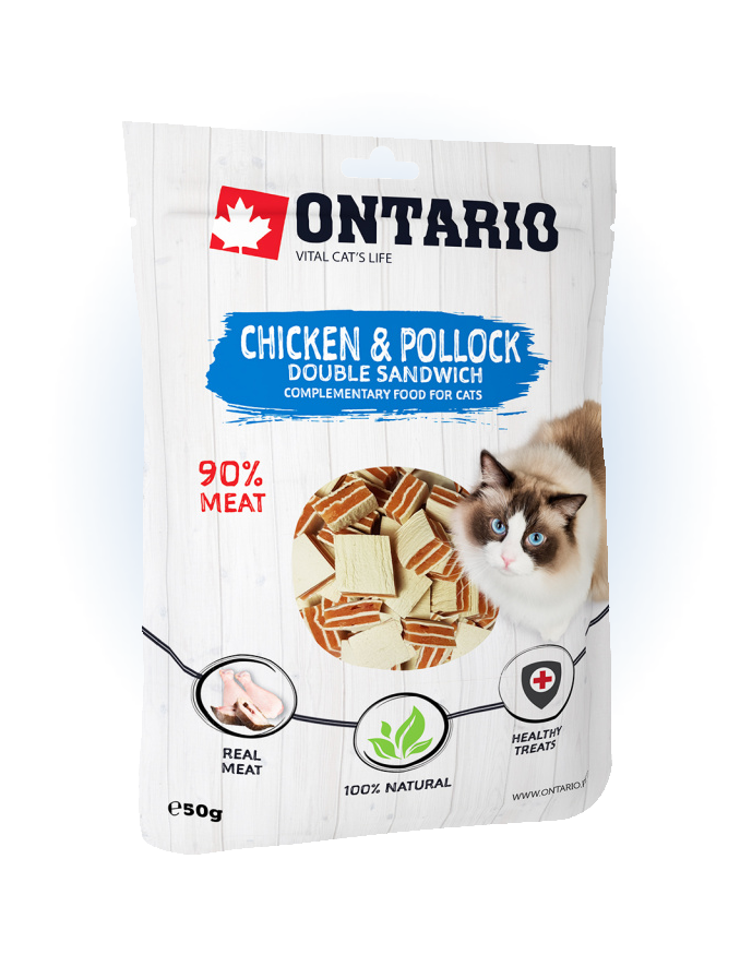 Ontario Chicken and Pollock Double Sandwich 50 g Ontario Chicken and Pollock Double Sandwich 50 g