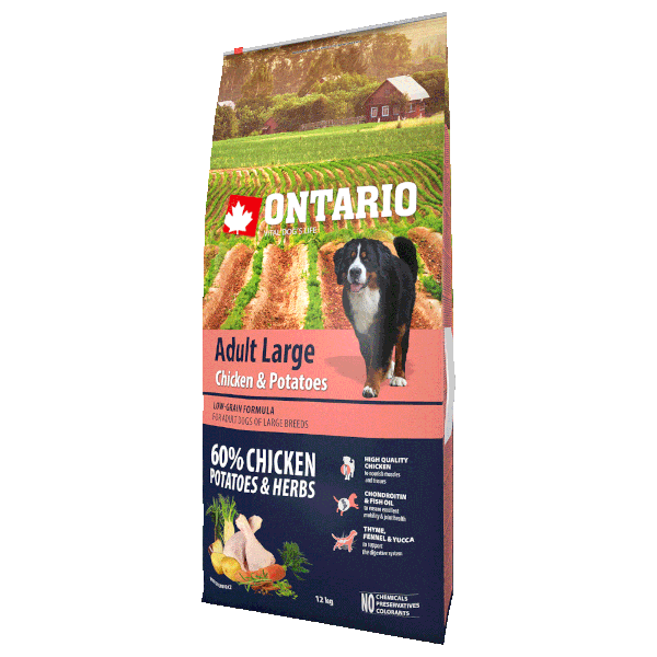 Ontario Adult Large Chicken & Potatoes 12kg Ontario Adult Large Chicken & Potatoes 12kg