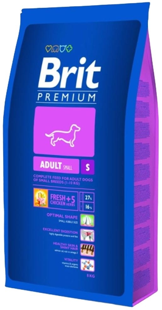 Barība suņiem - BRIT Premium Adult S, 1kg Barība suņiem - BRIT Premium Adult S, 1kg
