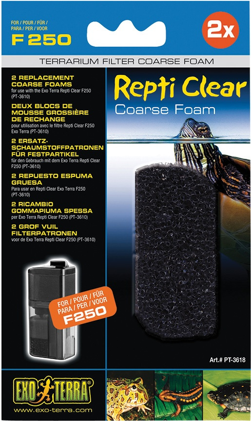 Наполнитель террариумных фильтров - Rough Foam for Exo Terra Repti Clear F250 Наполнитель террариумных фильтров - Rough Foam for Exo Terra Repti Clear F250