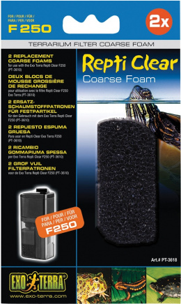 Terārija filtru pildījums - Rough Foam for Exo Terra Repti Clear F250
