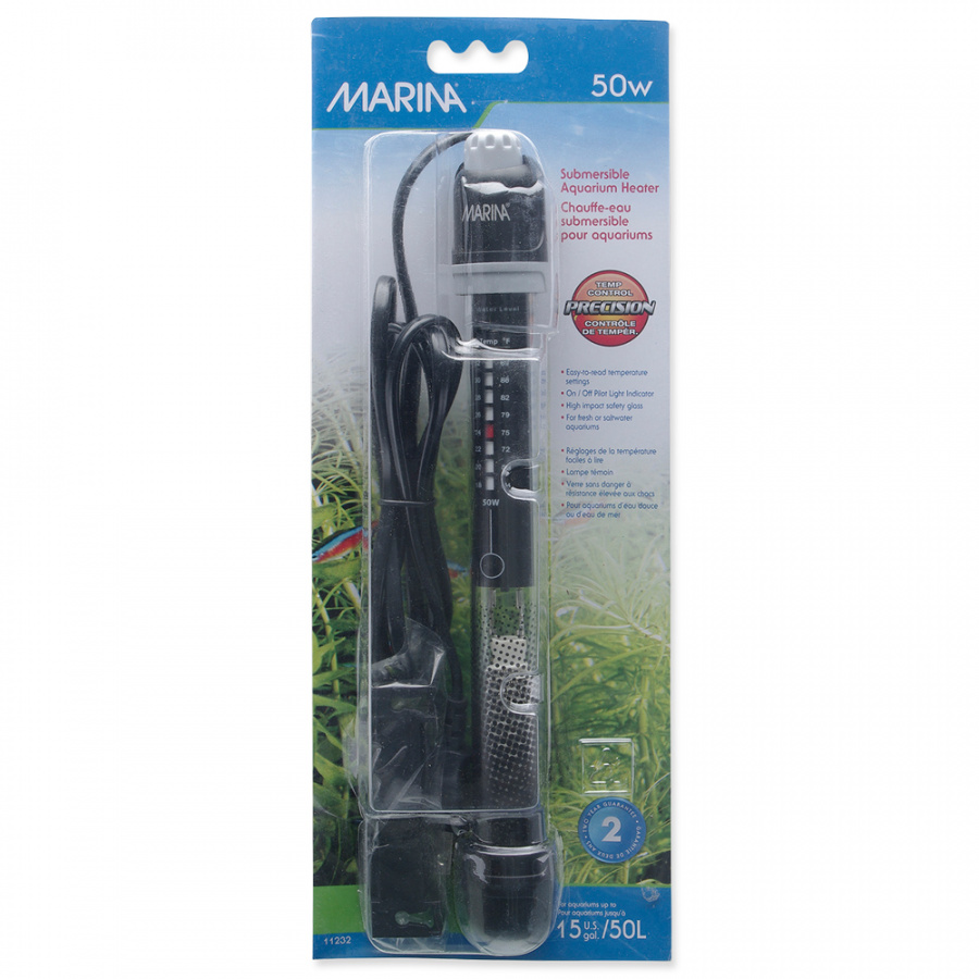 Sildītājs akvārijam - MARINA 50W Sildītājs akvārijam - MARINA 50W