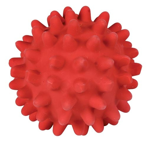 Игрушка для собак - Мячик с шипами, латекс, 6cm Игрушка для собак - Мячик с шипами, латекс, 6cm
