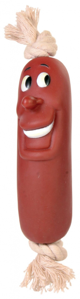 Rotaļlieta suņiem – TRIXIE Sausages on a Rope, Vinyl, 11 cm