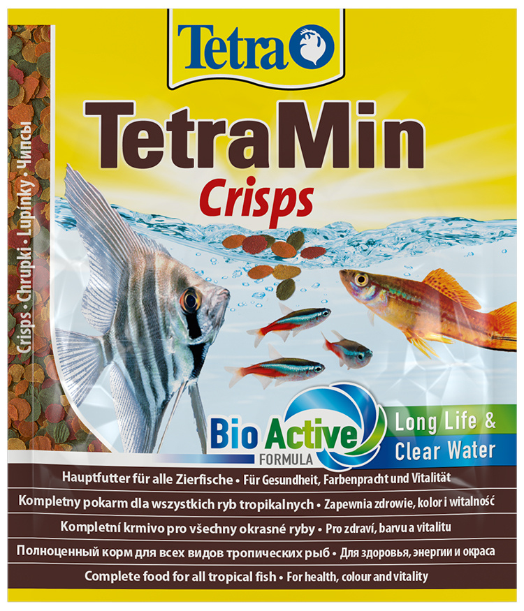 Barība zivīm - Tetra Min Crisps Sachet 12gr Barība zivīm - Tetra Min Crisps Sachet 12gr