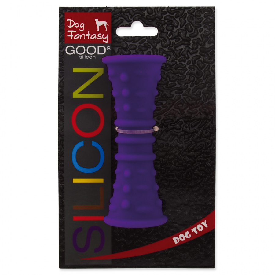 Rotaļlieta suņiem - DogFantasy Good's Silikona košļājamā rotaļlieta, caurule, 12.7*4.8cm, violeta Rotaļlieta suņiem - DogFantasy Good's Silikona košļājamā rotaļlieta, caurule, 12.7*4.8cm, violeta
