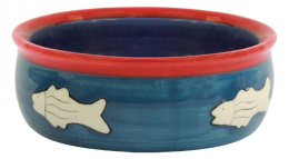 Bļoda kaķiem – MAGIC CAT, Ceramic Bowl with fishbone, 12,5 cm