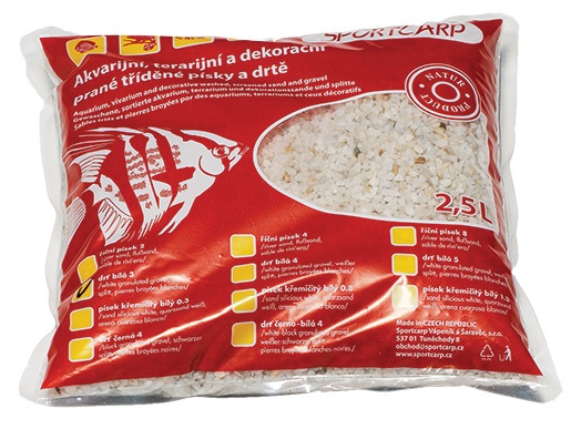 Грунт для аквариума - камушки 3 (белый) 3,3kg Грунт для аквариума - камушки 3 (белый) 3,3kg