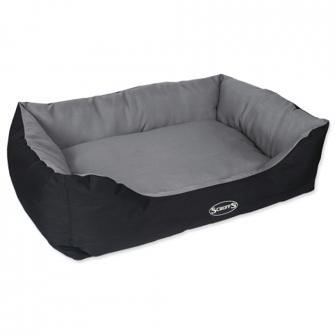 Guļvieta suņiem - Scruffs Expedition Box Bed (XL), 90 x 70 cm, grey and black