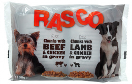 Konservi suņiem – RASCO Dog 4-pack Beef/Lamb, 4 x 100 g