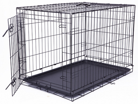 Bokss suņiem – Dog Fantasy Folding Dog Crate, 91,5 x 63,5 x 58,5 cm title=