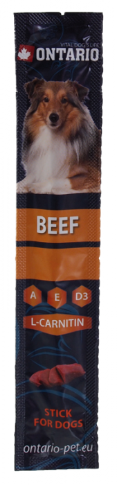 Gardums suņiem - Ontario Stick for dog, beef, 12g Gardums suņiem - Ontario Stick for dog, beef, 12g