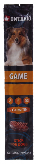 Gardums suņiem - Ontario Stick for dog, game, 12g Gardums suņiem - Ontario Stick for dog, game, 12g