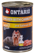 ONTARIO Can Chicken,Carrots,Salmon Oil