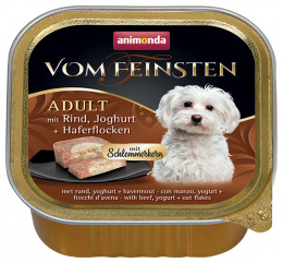 Konservi suņiem – Vom Feinsten Gourmet centre with Beef, yogurt + oat flakes 150 g