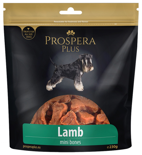 Лакомство для собак – Prospera Plus Lamb Mini Bones, 230 г title=