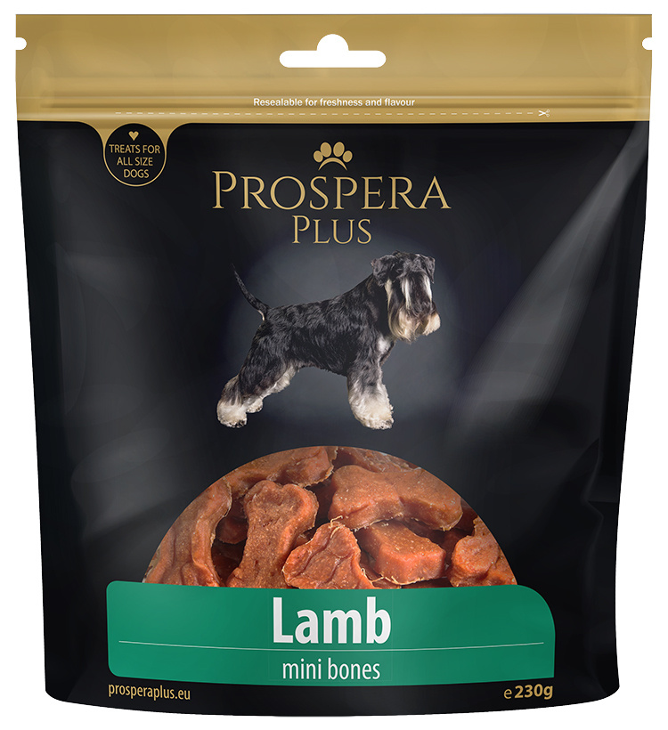Лакомство для собак – Prospera Plus Lamb Mini Bones, 230 г Лакомство для собак – Prospera Plus Lamb Mini Bones, 230 г