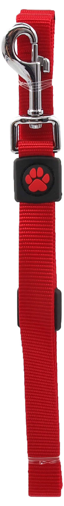 Pavada suņiem – DogFantasy Leash Premium M, 2 x 120 cm, red