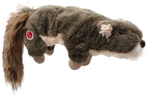 Игрушка для собак – Dog Fantasy Good&#039;s Skinneeez Stretch and Sgueak Squirrel, 45 см title=