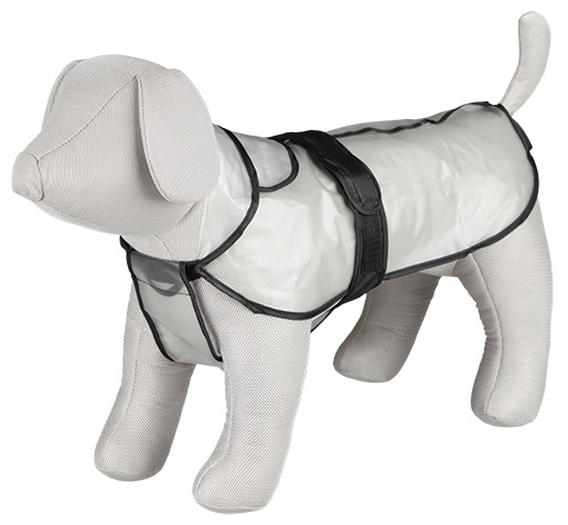 Lietus mētelis suņiem - TRIXIE Tarbes raincoat, M, 46 cm, Caurspīdīgs Lietus mētelis suņiem - TRIXIE Tarbes raincoat, M, 46 cm, Caurspīdīgs