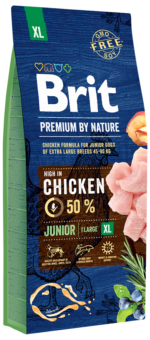 Barība suņiem – Brit Premium by Nature Junior XL, 15 kg Barība suņiem – Brit Premium by Nature Junior XL, 15 kg