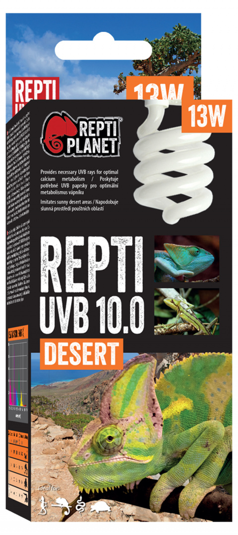 Лампа для террариумов – Repti Planet Repti UVB 10.0, 13 W title=