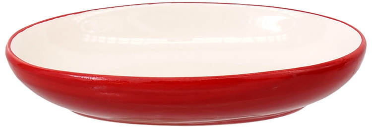Bļoda kaķiem – MAGIC CAT, Ceramic Bowl, Oval, Red with Fish, 13 cm Bļoda kaķiem – MAGIC CAT, Ceramic Bowl, Oval, Red with Fish, 13 cm