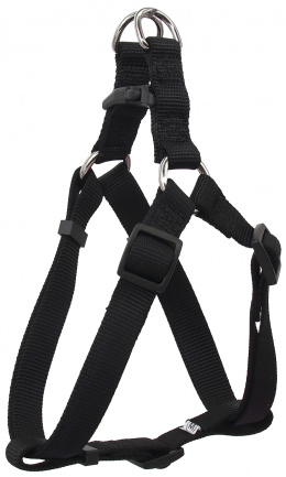 Шлейка для собак – Dog Fantasy Harness Classic M, 2 x 53–77 см, black