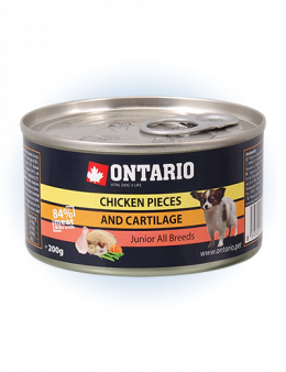 Консервы для щенков - Ontario Junior Chicken Cartilage 200g
