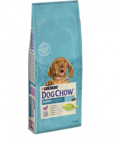 Корм для щенков – Dog Chow Puppy lamb and rice, 14 кг