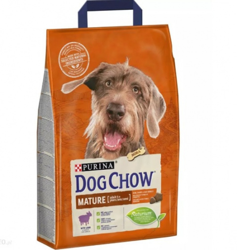 Корм для собак сеньоров – Dog Chow Mature Adult Lamb and Rice 5+, 2,5 кг
