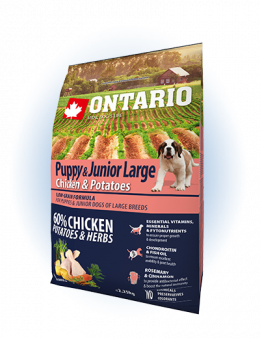 Ontario Puppy &amp; Junior Large Chicken &amp; Potatoes