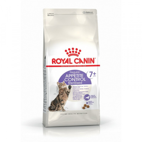 Barība kaķiem - Royal Canin Feline Sterilised Appetite control +7, 1.5 kg
