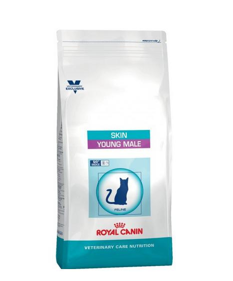 Ветеринарный корм для кошек - Royal Canin Veterinary Diet Feline Skin Neutered Young Male, 1.5 кг