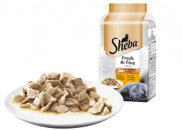Консервы для кошек – Sheba Fresh and Fine Poultry, 6 x 50 г