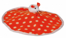 Игрушка для кошек – Trixie Rustling Mat with Plush Mouse, Fleece, 32 x 28 см