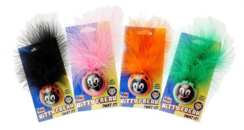 Игрушка для кошек - Jolly Pets Kitty Freak Ladybug Assorted, 4 cm