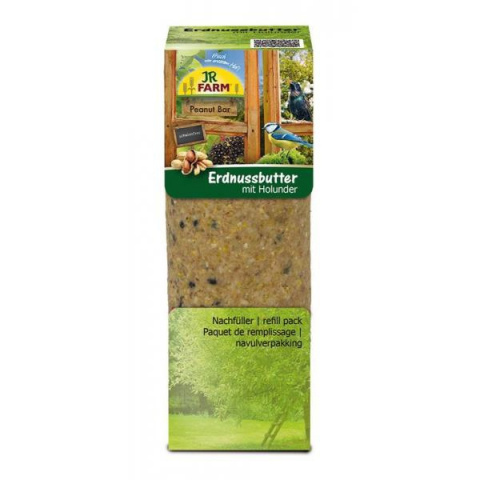 Корм для уличных птиц – JR Farm Peanut Butter Elderberries, 350 г title=