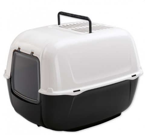 Туалет для кошек – FERPLAST Prima black, 39,5 см title=