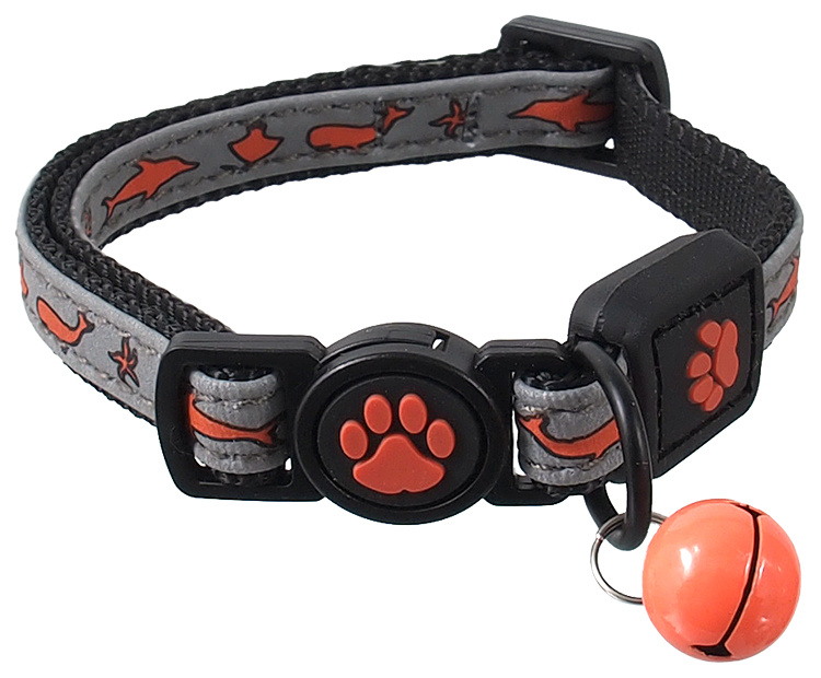 Kakla siksna kaķiem – ACTIV CAT, Collar Reflective XS, 1 x 19–31 cm, Orange Kakla siksna kaķiem – ACTIV CAT, Collar Reflective XS, 1 x 19–31 cm, Orange