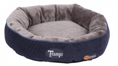 Guļvieta kaķiem – Scruffs TRAMPS Thermal Ring Cat Bed, Blue, 50 cm title=