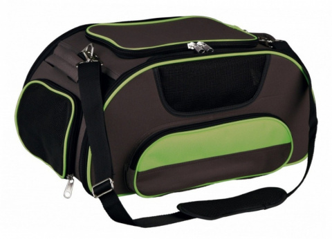 Transportēšanas soma dzīvniekiem - Trixie Wings Airline Carrier, brown/green, 28 x 23 x 46 cm