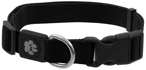 Ошейник для собак – Dog Fantasy Collar Premium XS, 1 x 21–30 см, black title=