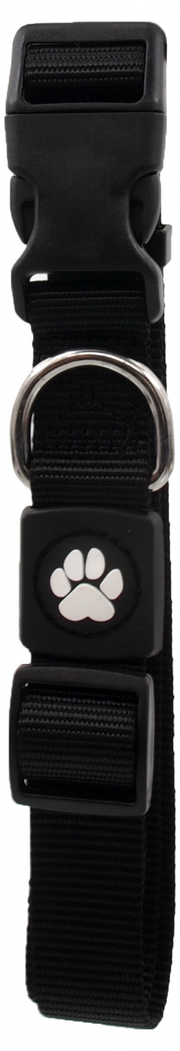 Ошейник для собак – Dog Fantasy Collar Premium L, 2,5 x 45–68 см, black