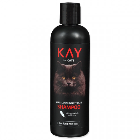 Šampūns kaķiem – KAY Shampoo for Cats, Anti-Tangling Effects, 250 ml title=