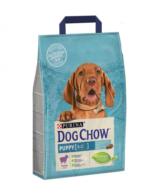Корм для щенков – Dog Chow Puppy Lamb and Rice, 2,5 кг title=