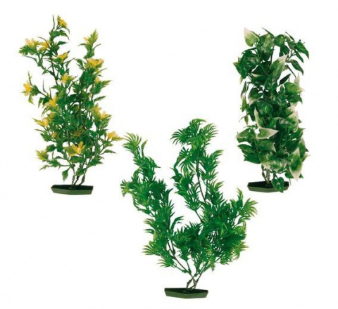 Dekoratīvs augs akvārijam – TRIXIE Assortment Plastic Plants, 25 cm title=